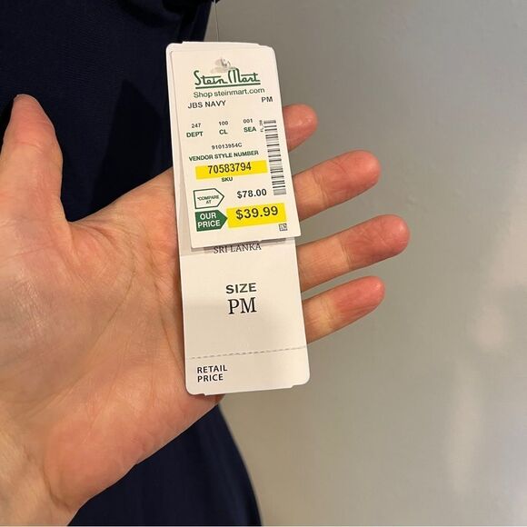 MSK navy sleeveless a-line dress - Picture 5 of 13